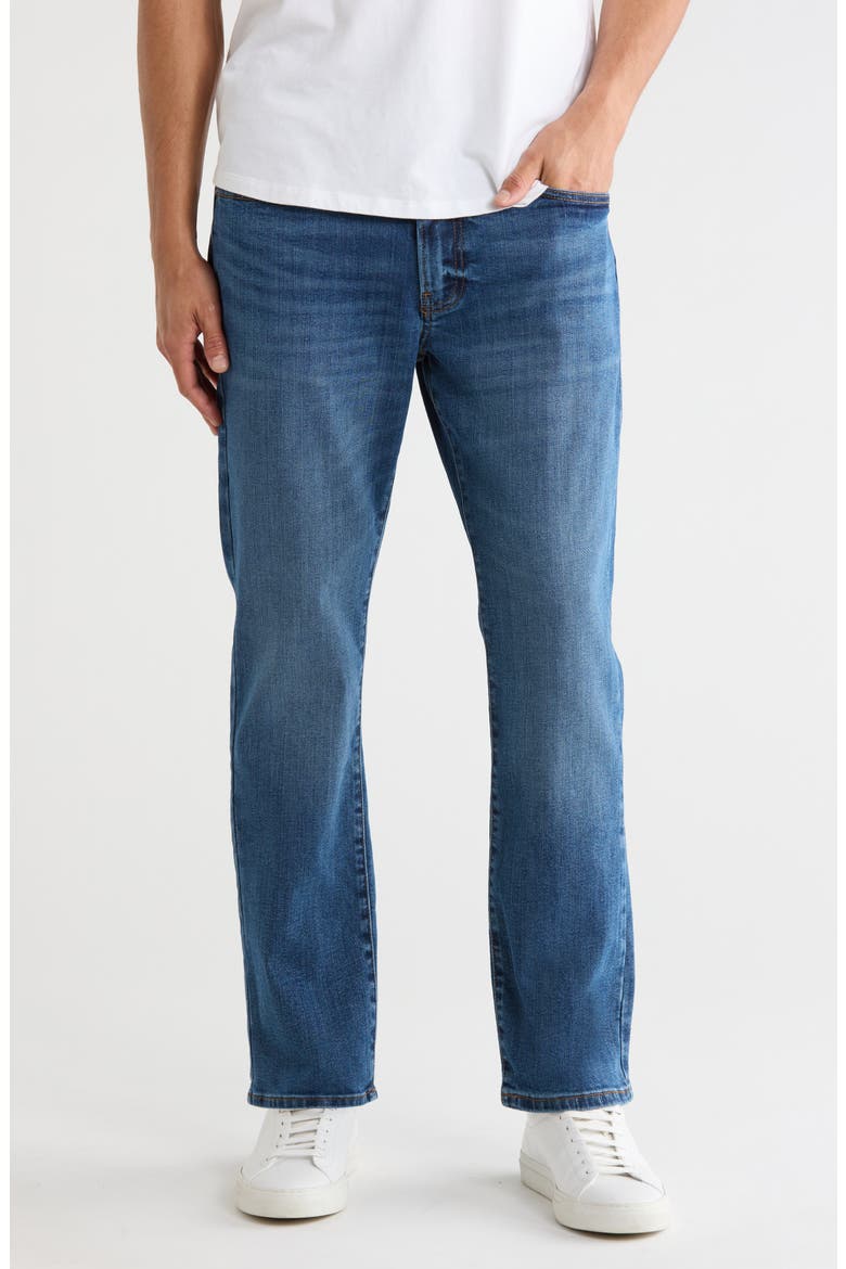 121 Slim Straight Jeans, Main, color, LANCE LEAF