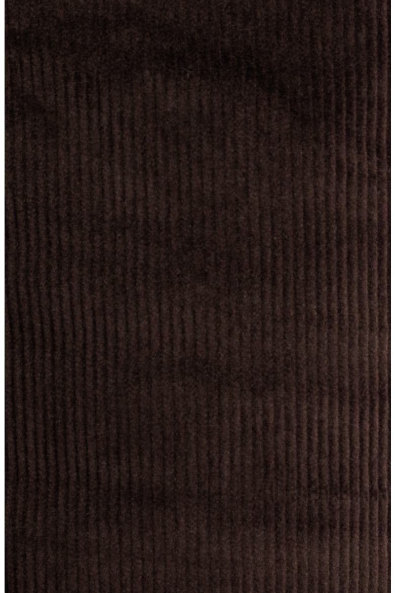 Logan Wide Leg Corduroy Pants, Alternate, color, DARK BROWN