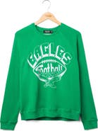 Junk Food Eagles Football Graphic Sweatshirt
