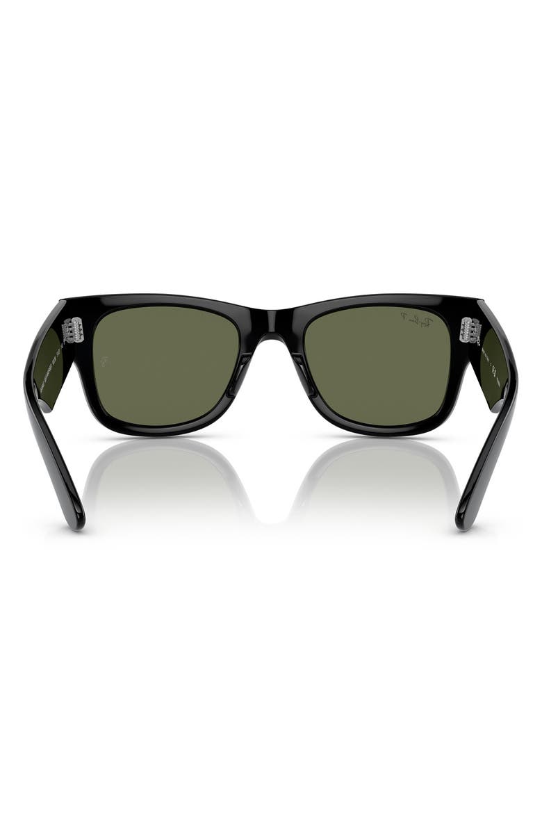Ray-Ban Mega Wayfarer 51mm Polarized Sunglasses, Alternate, color,