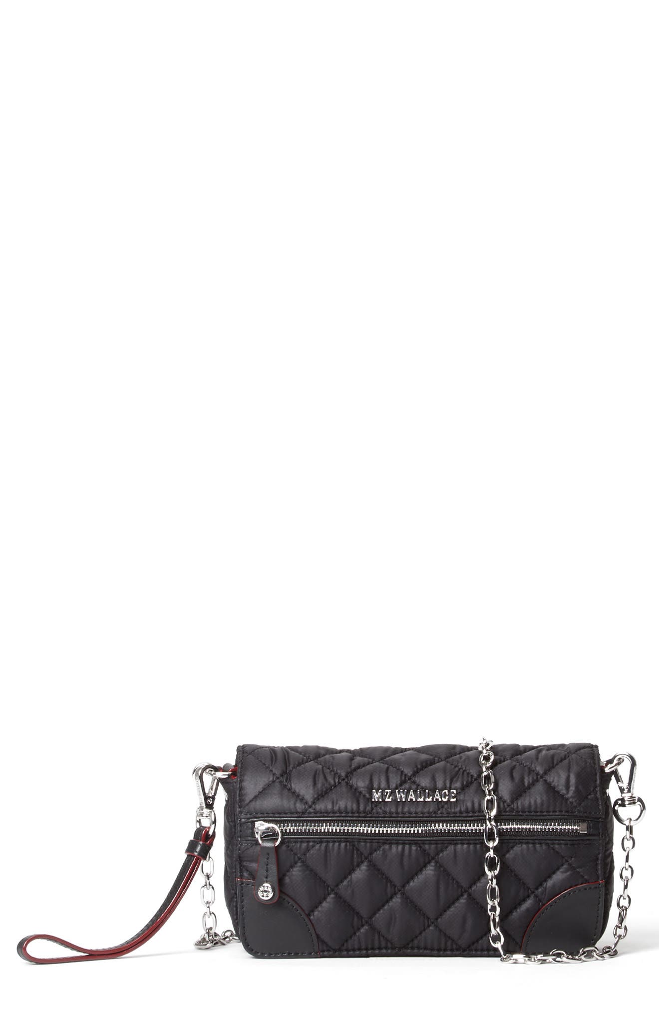 Crosby Convertible Wristlet, Main, color, BLACK