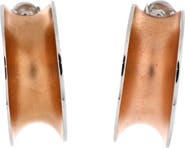 Pre-Owned Hermes Reponse Earrings Sterling Silver and Vermeil Very Large