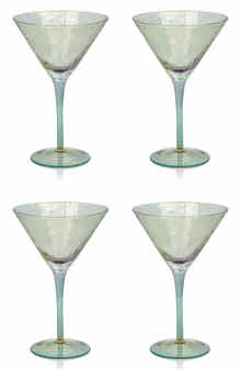 Zodax Set of 4 Aperitivo Martini Glasses