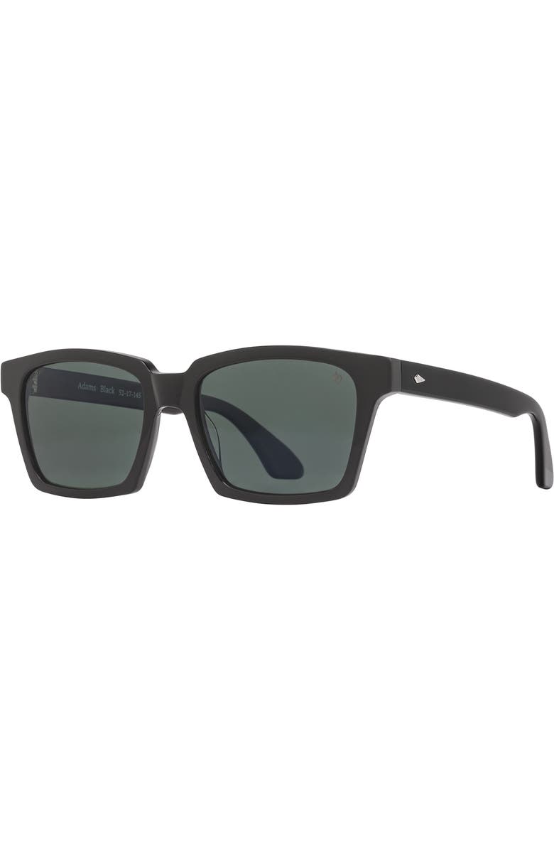 AO Eyewear Adams 52mm Square Nylon Polarized, Main, color, Black - Gnn