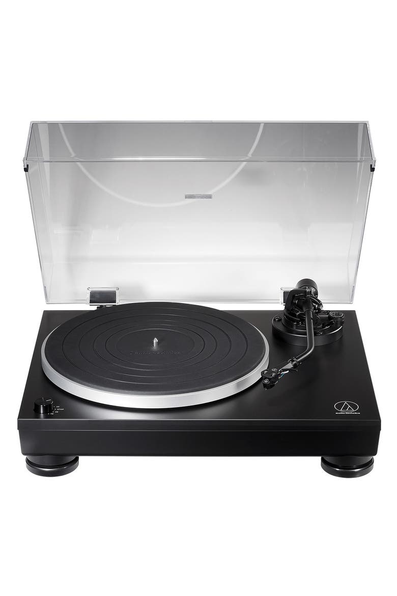 AT-LP5X Fully Manual Direct Drive Turntable, Main, color, Black
