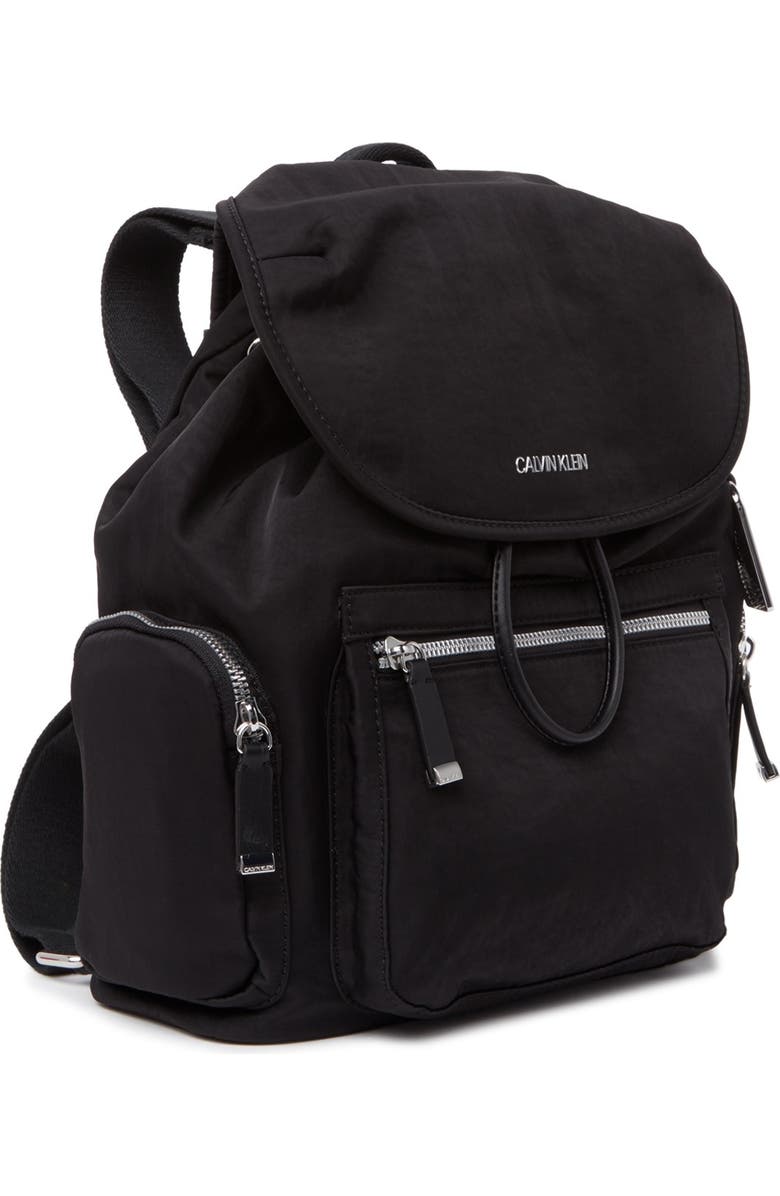 Calvin Klein Tiny Twill Nylon Backpack, Alternate, color,