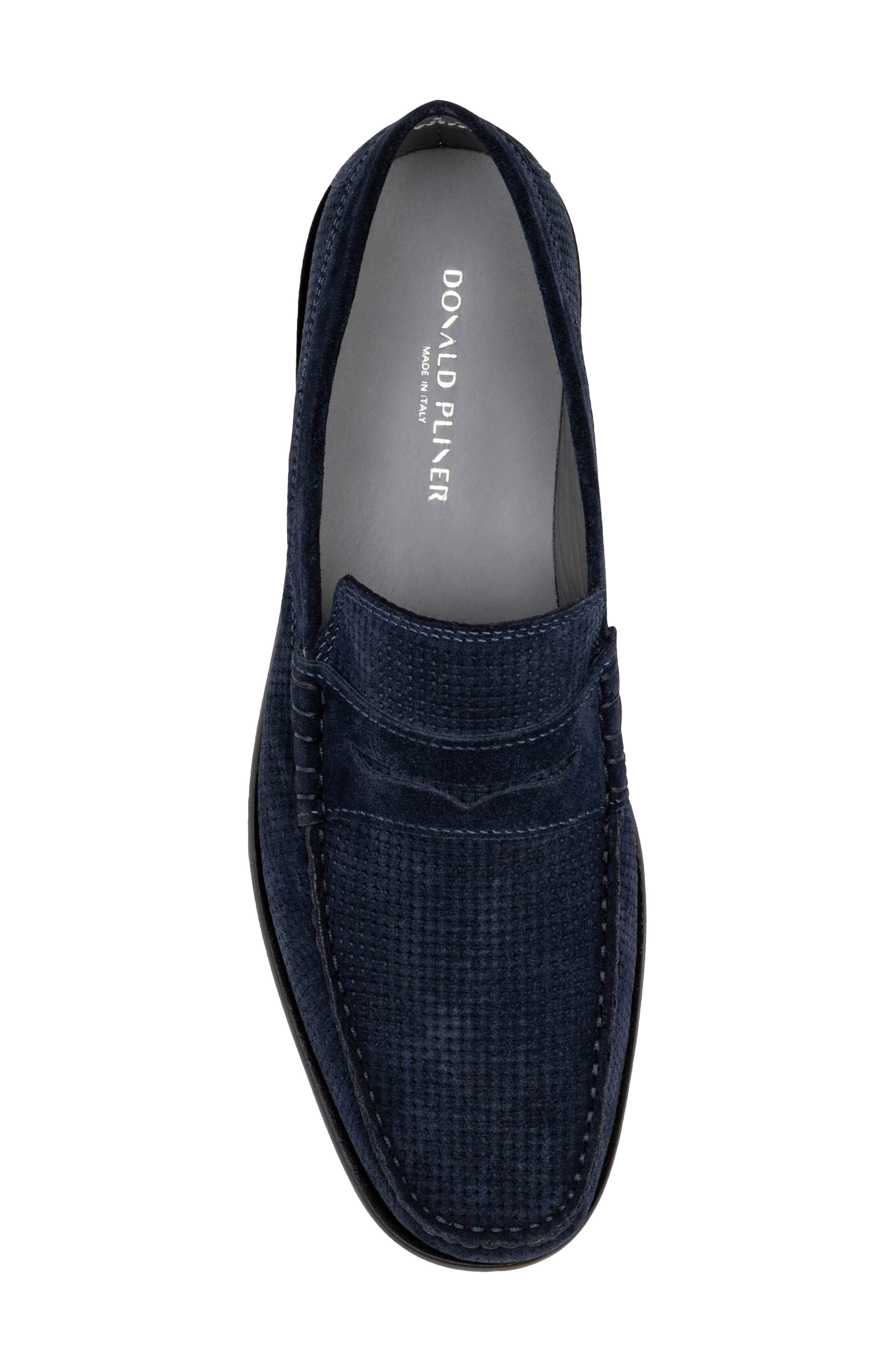 Donald Pliner Darian Penny Loafer, Alternate, color, Indigo