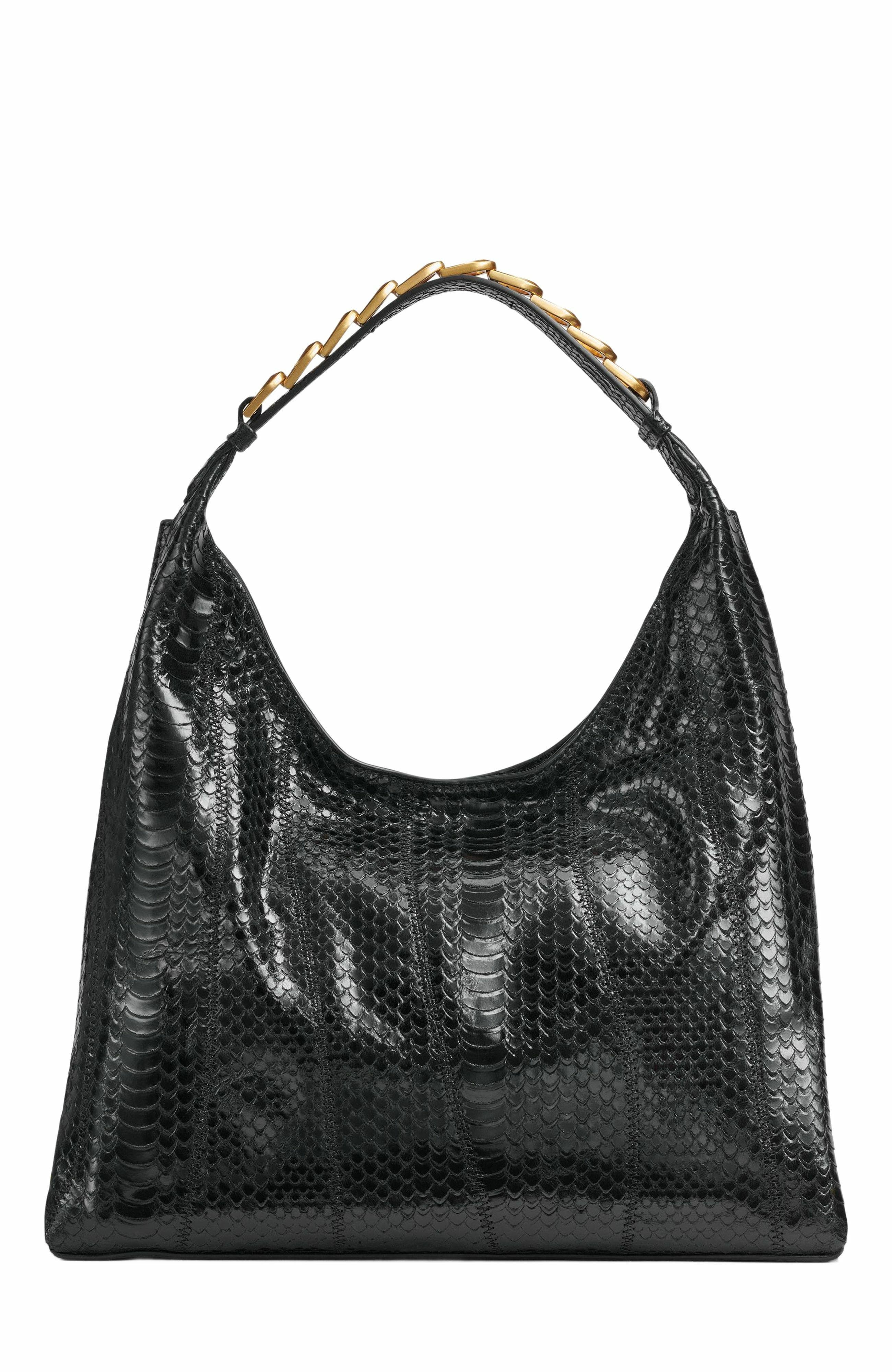 Donna Karan New York Bellmore Small Skipper Snake Shoulder Bag, Main, color, 