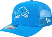New Era Men's New Era Blue Detroit Lions Main Trucker 9SEVENTY Stretch-Snap Hat