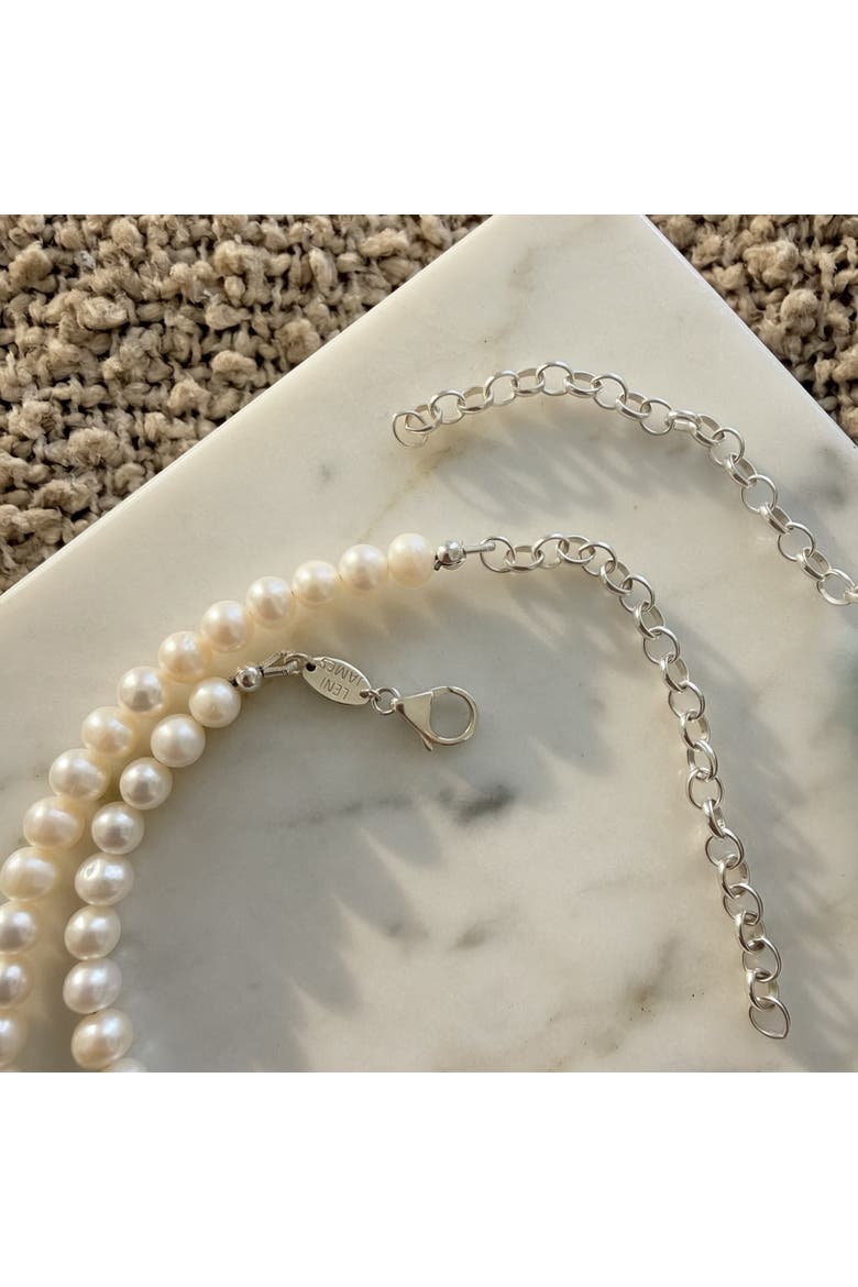 The Seraphina Pearl Necklace, Alternate, color, White