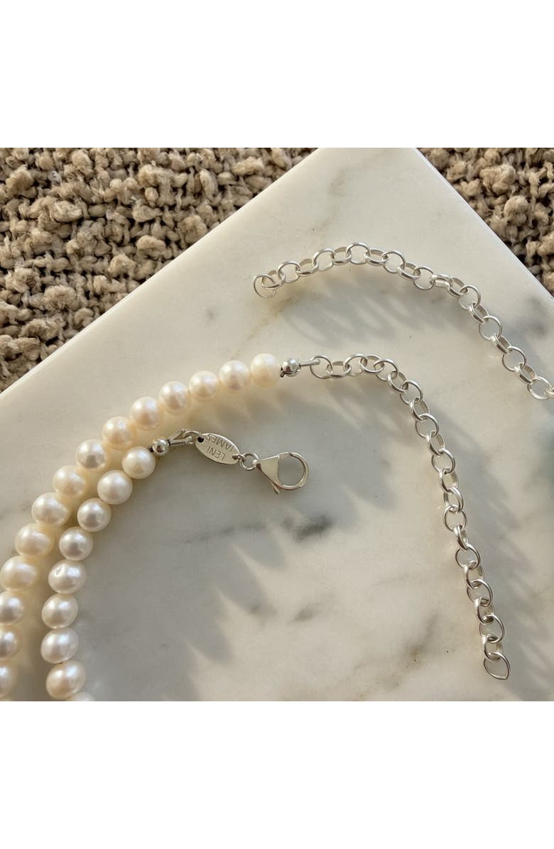 Leni James The Seraphina Pearl Necklace, Alternate, color, White