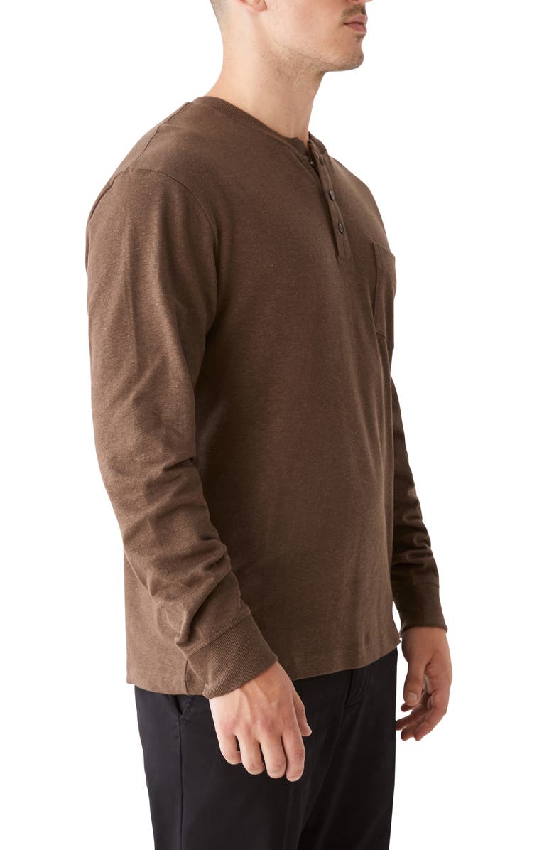 Frank And Oak The Relaxed Hemp Blend Long Sleeve Henley, Alternate, color, 