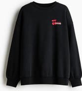 H&M Oversized Print-motif Sweatshirt