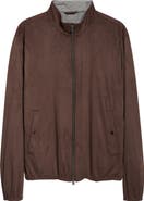 Herno Faux Suede Bomber Jacket