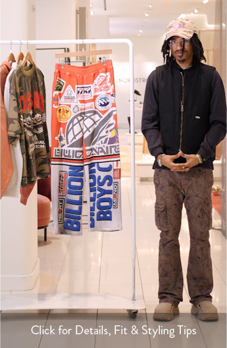 Fision Oversize Cotton Sweatpants, sales video thumbnail