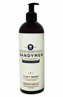 DandyMen 3-in-1 Shampoo, Conditioner & Body Wash - Tobacco Vanilla