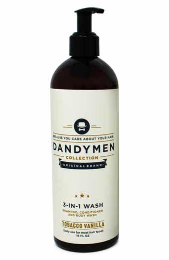 3-in-1 Shampoo, Conditioner & Body Wash - Tobacco Vanilla