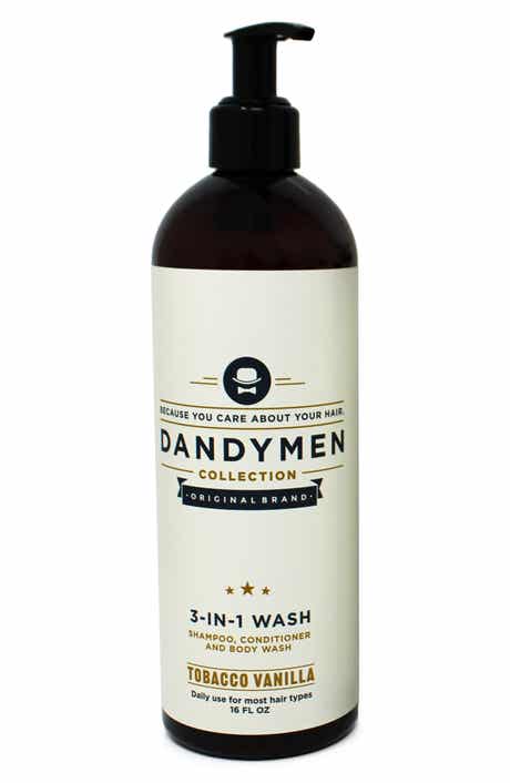 DandyMen 3-in-1 Shampoo, Conditioner & Body Wash - Tobacco Vanilla