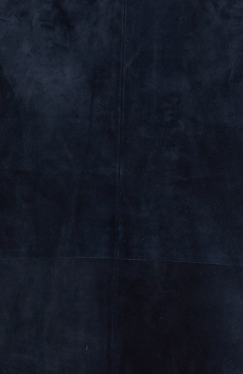 TOM FORD Cashmere Suede Peacoat, Alternate, color, Navy