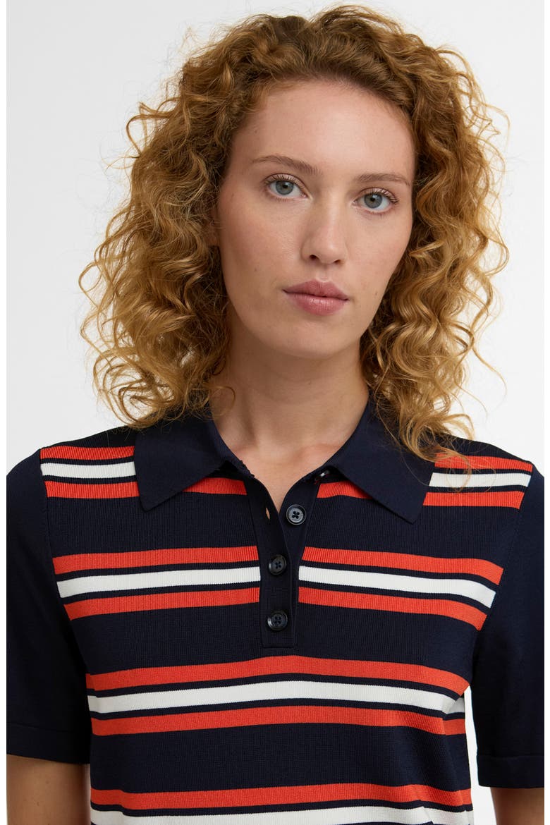 Launton Stripe Polo, Alternate, color, NAVY STRIPE