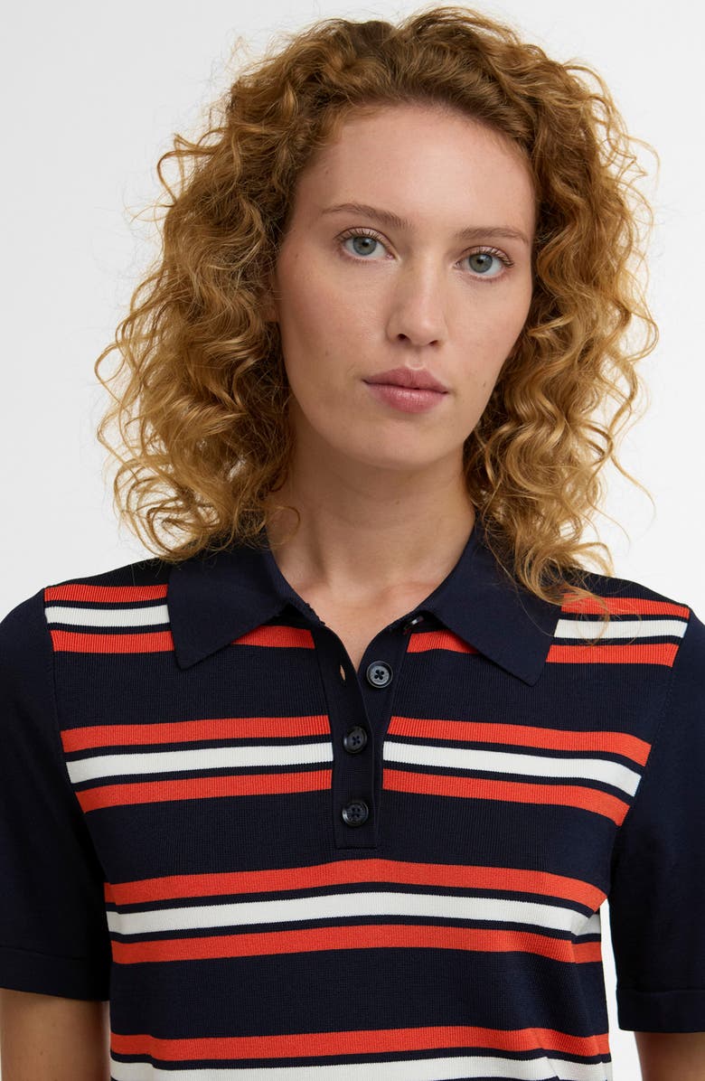 Barbour Launton Stripe Polo, Alternate, color, Navy Stripe