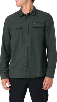 O'Neill Regent Solid Cotton Flannel Button-Up Shirt