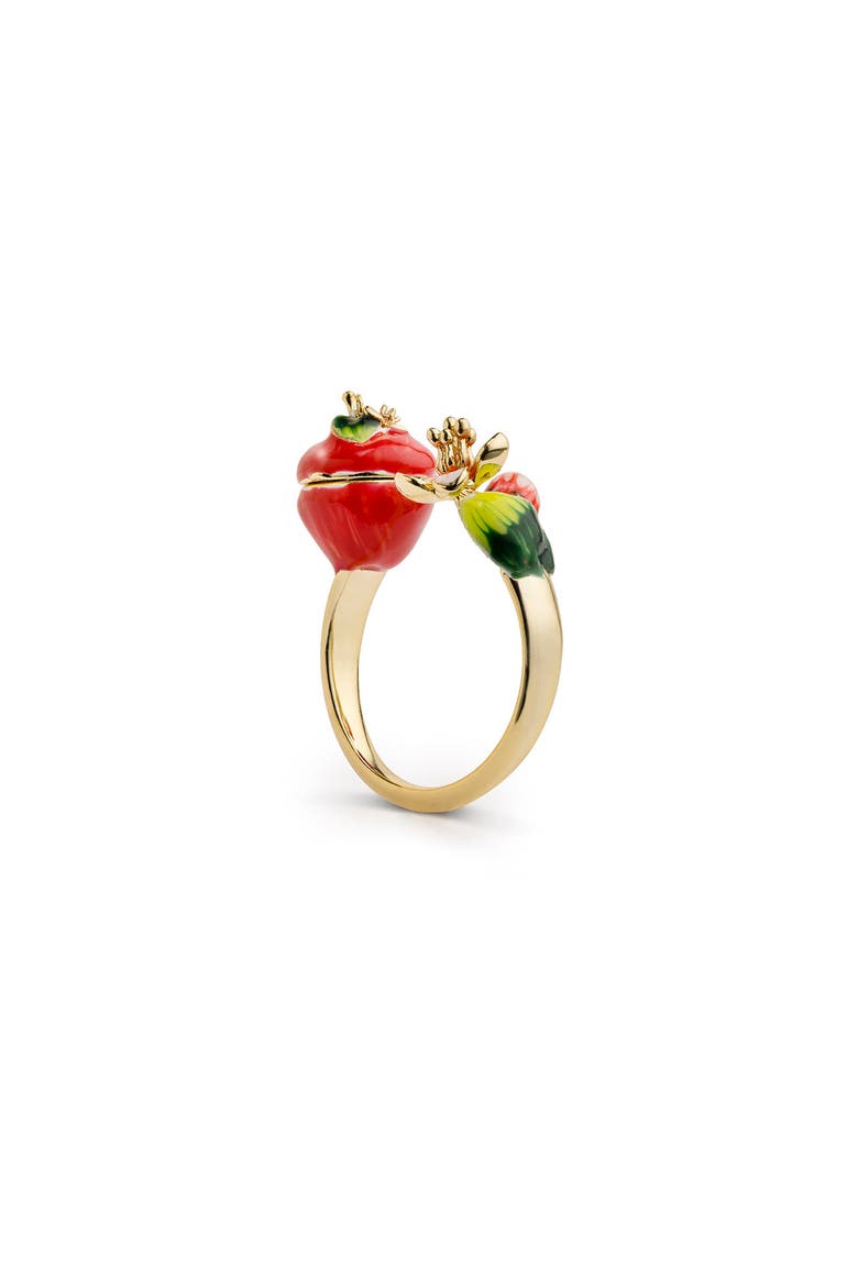 Apple Blossom & Mouse Ring, Alternate, color, Apple Blossom