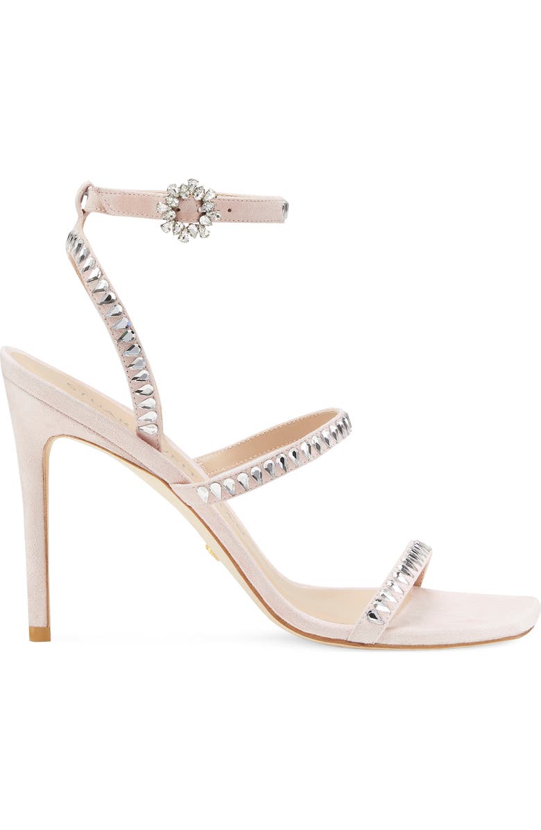 Stuart Weitzman Gemcut Strappy Sandal, Alternate, color, Ballet