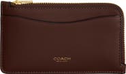 COACH New York Refined Leather Card Case