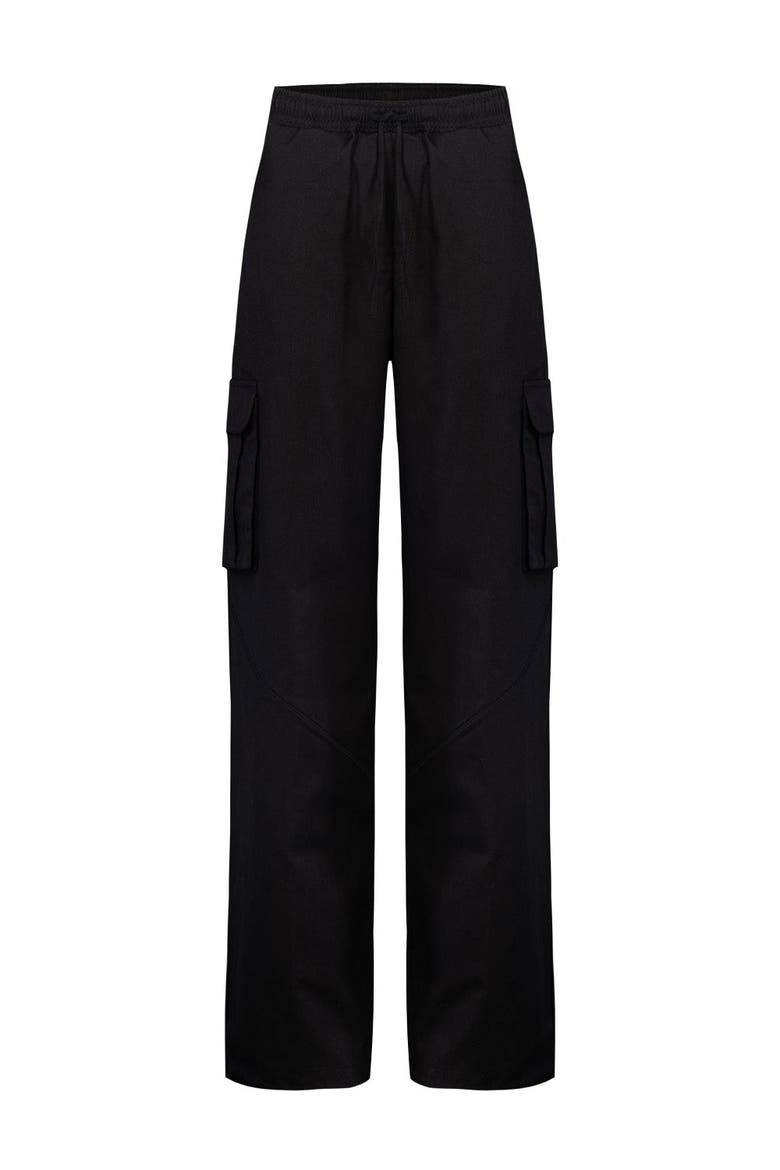 Cotton Blend Your *Itch Cargo Pant, Alternate, color, BLACK