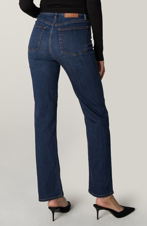 Unpublished Rae High Waist Straight Leg Jeans In Blue