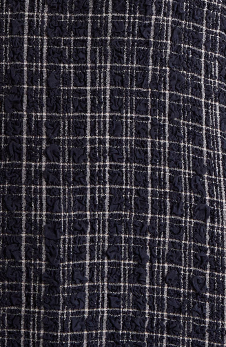 Veronica Beard Benedetta Plaid Polo, Alternate, color, Navy White Multi