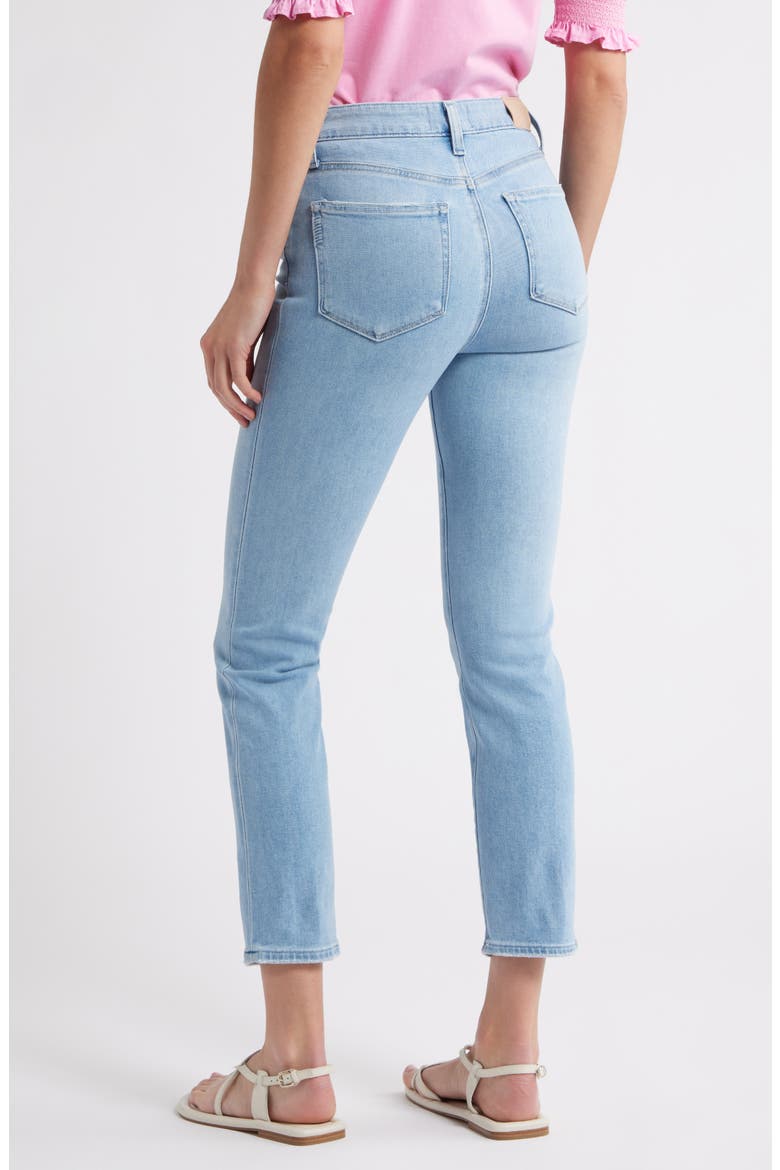 Gemma High Waist Crop Cigarette Jeans, Alternate, color, LUMINARIES