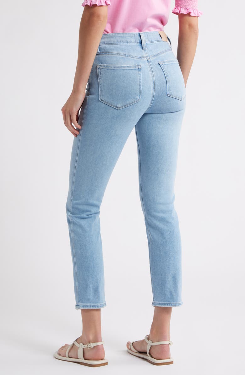 PAIGE Gemma High Waist Crop Cigarette Jeans, Alternate, color, Luminaries