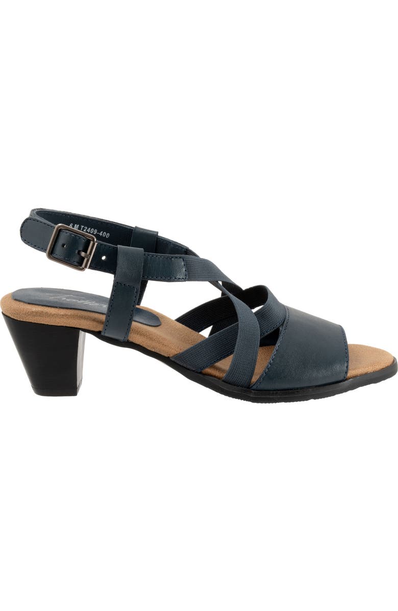 Trotters Meadow Ankle Strap Sandal, Alternate, color, Navy