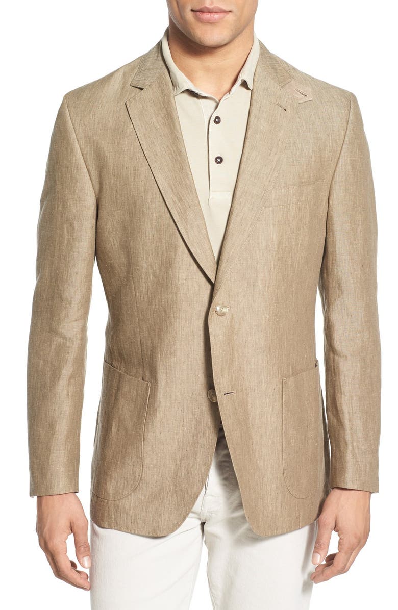 Kroon Classic Fit Wool & Silk Sport Coat, Main, color,