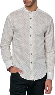 Brooklyn Brigade Axel Long Sleeve Mandarin Collar Shirt