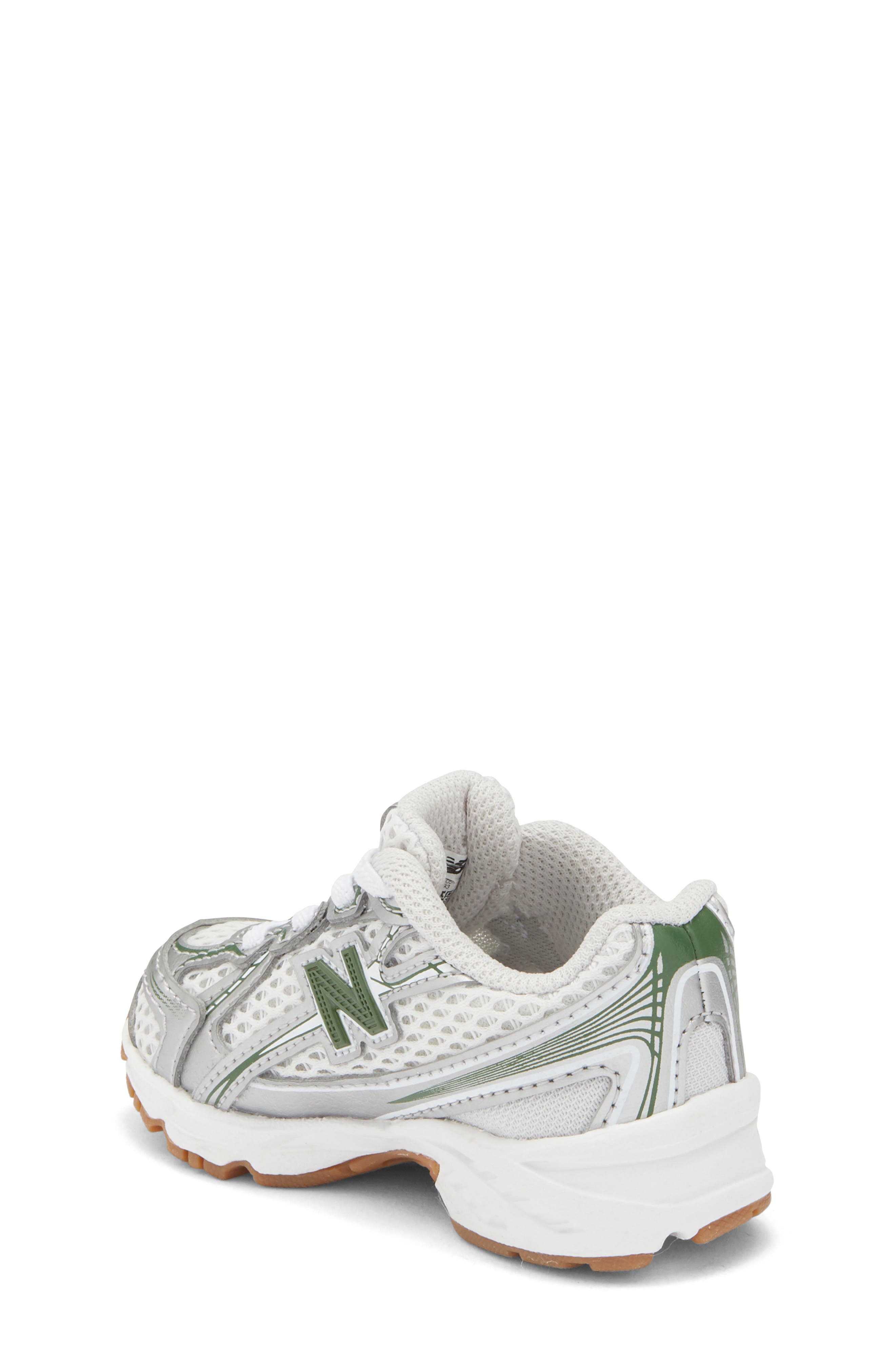 New Balance Kids' 740 Sneaker, Alternate, color, Silver/ Dark Alpine Green