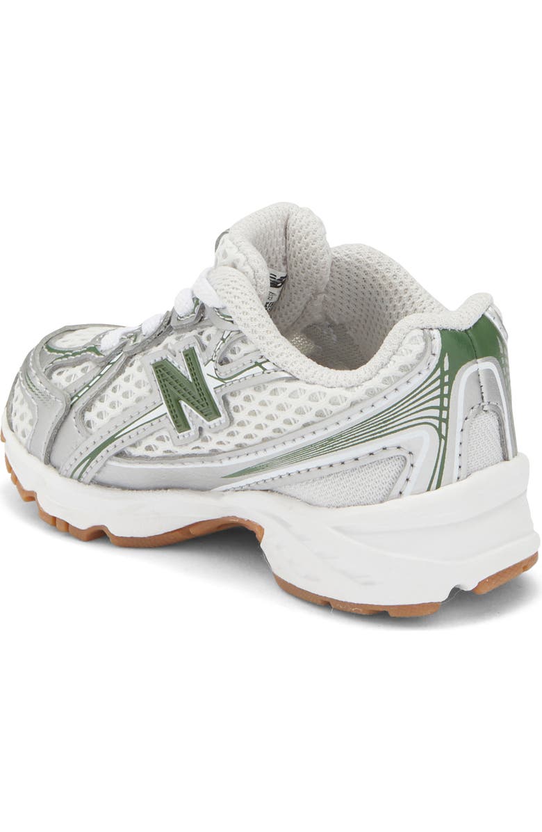 New Balance Kids' 740 Sneaker, Alternate, color, Silver/ Dark Alpine Green