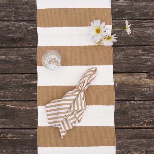 C & F Home C&f Home Cabana Stripes Runner Collection In Brown
