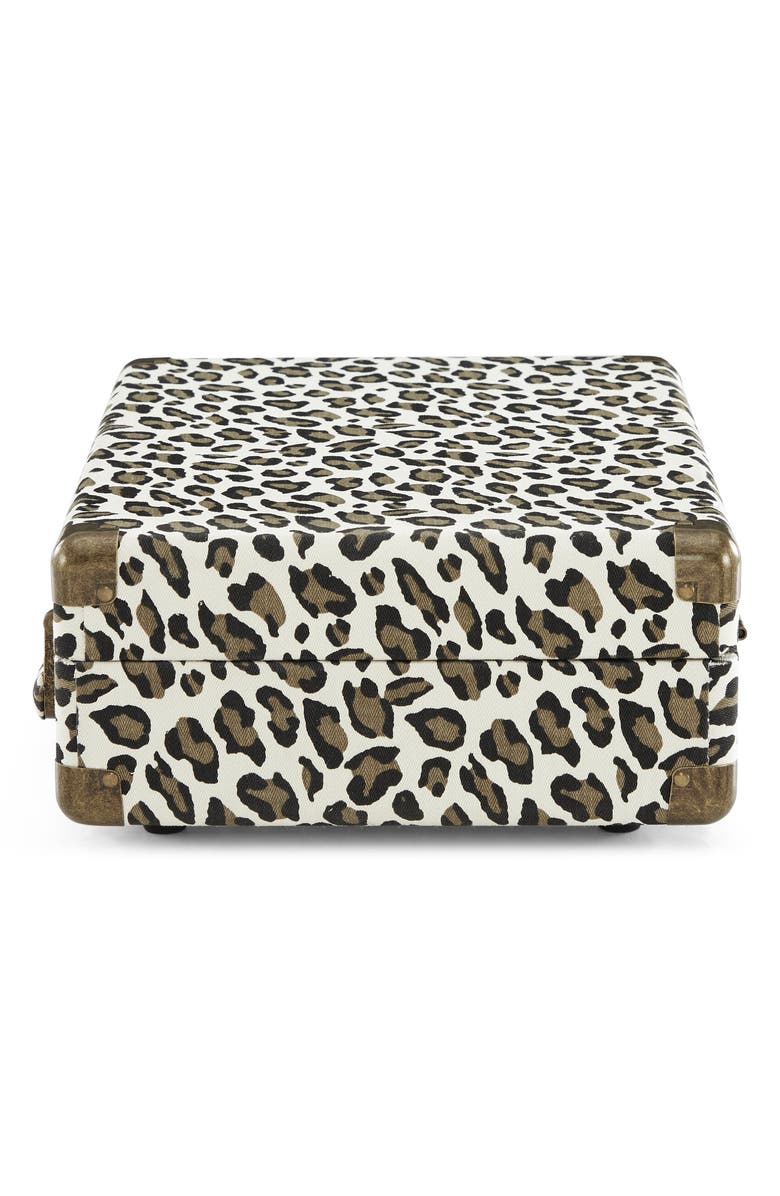 Crosley Radio Cruiser Plus Bluetooth Record Player, Alternate, color, Leopard