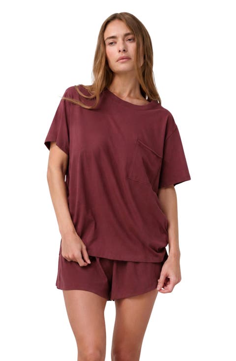 Organic Pima Tee Short Set