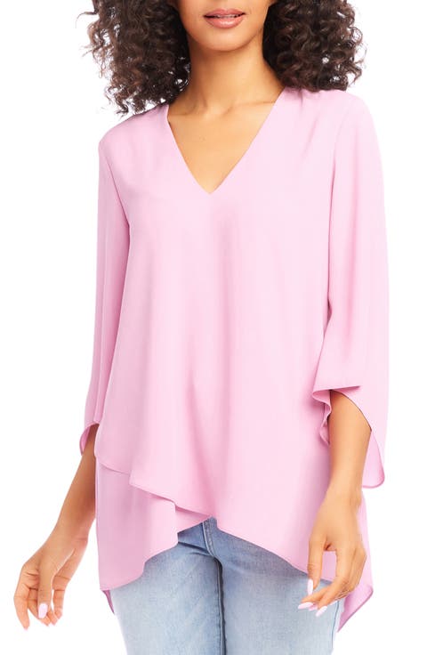 Asymmetrical Crepe Top