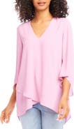 Karen Kane Asymmetrical Crepe Top