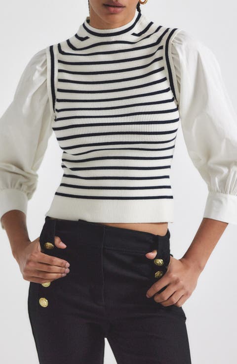 Tirza Mixed Media Sweater