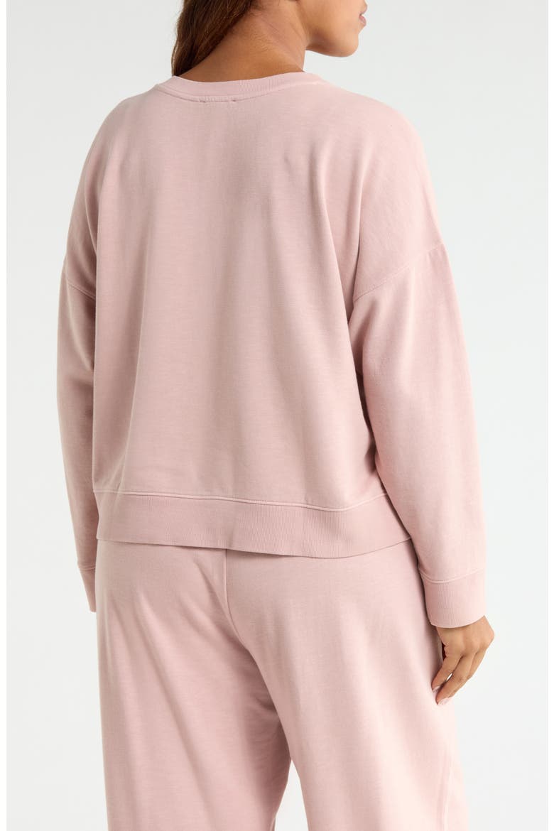 CROPPED SWEATSHIRT, Alternate, color, OPAL