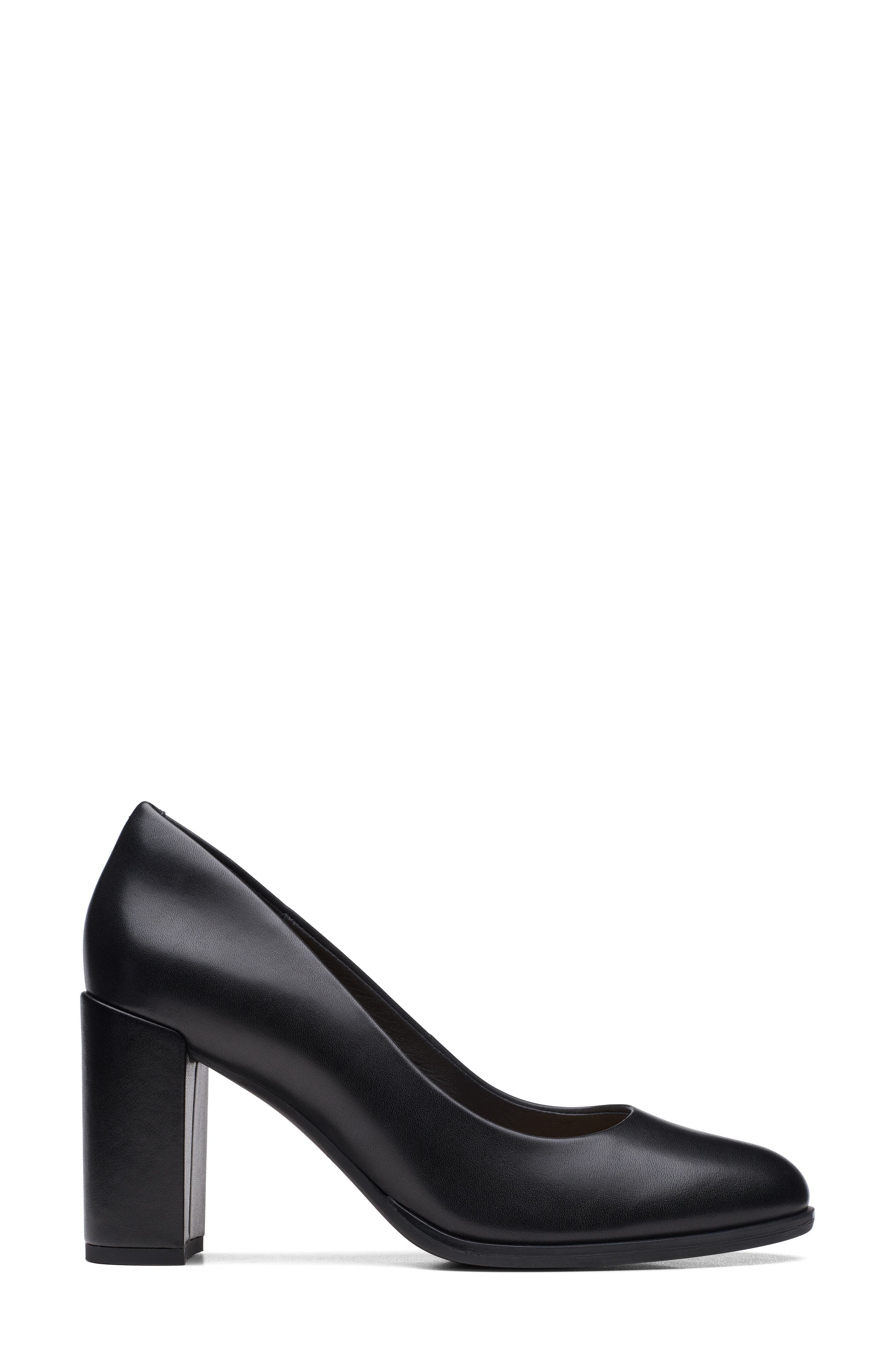 Freva85 Court Pump, Alternate, color, BLACK LEATHER