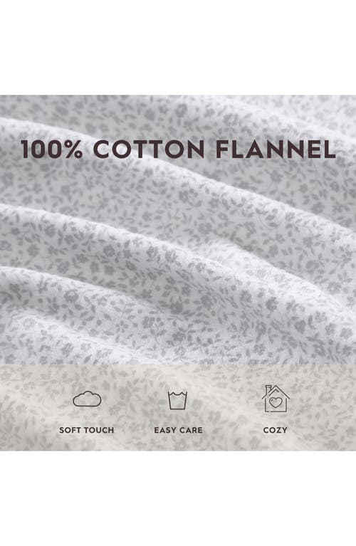 LAURA ASHLEY LAURA ASHLEY CHELSEA VINE COTTON FLANNEL SHEET SET