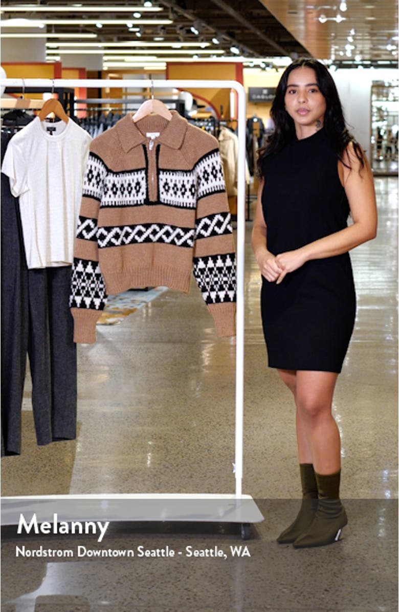 Carter Merino Wool Blend Quarter Zip Pullover, sales video thumbnail