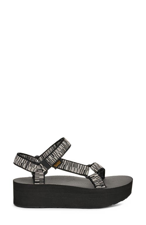 Teva Universal Platform Sandal In Black
